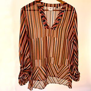 Cabi long sheer tunic